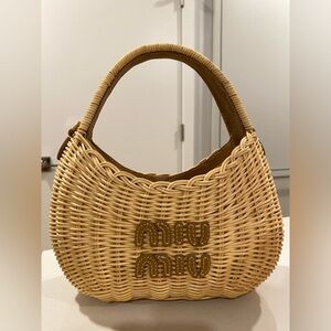 Miu Miu rattan bag